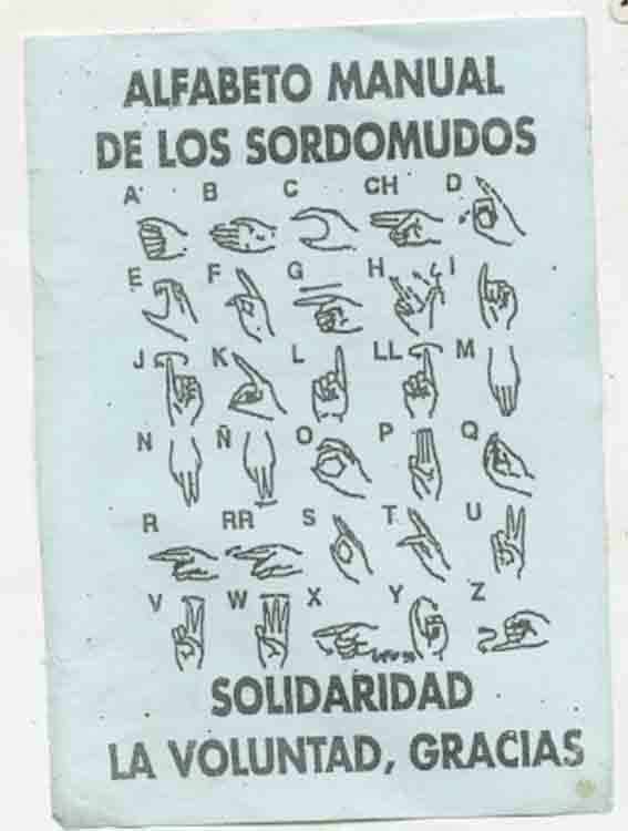 lengua de los sordomudos