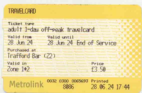 manchester train ticket